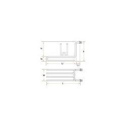Resistencia Freidora 4000W 230V varios