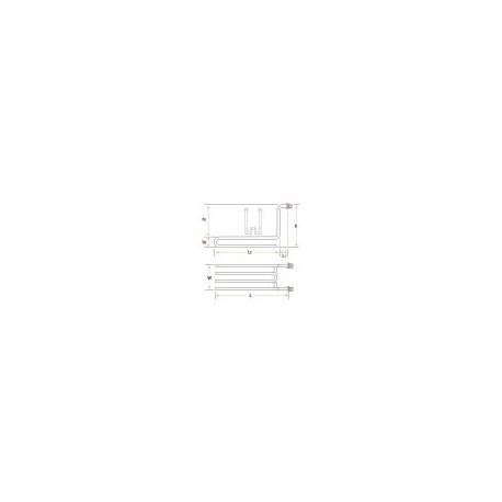 Resistencia Freidora 4000W 230V varios