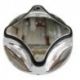 Mando Cocina Plateado Ø83mm Eje Ø8x6.5mm