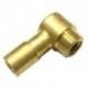 Racor Codo Porta Inyector Laton