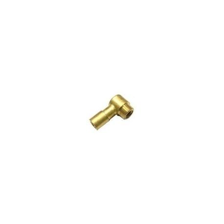 Racor Codo Porta Inyector Laton