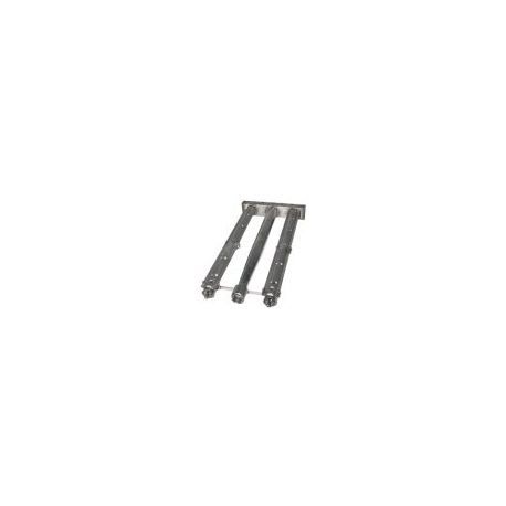 Quemador 2 Filas Cocina Ø25mm 200x425mm MR/G