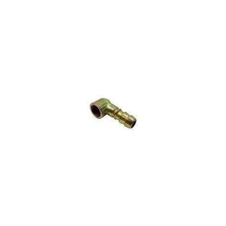 Racor Codo Tetina 3/8 Gas Ø12mm