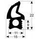 Burlete 2140mm puerta horno TECNOEKA