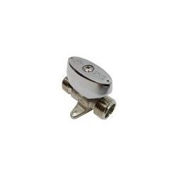 Grifo Cromado Entrada Gas 1/2"x1/2" M-M