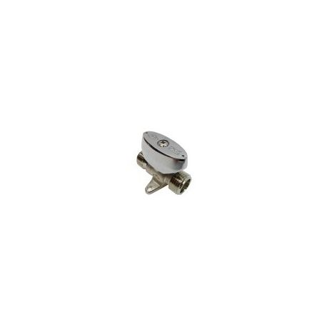 Grifo Cromado Entrada Gas 1/2"x1/2" M-M