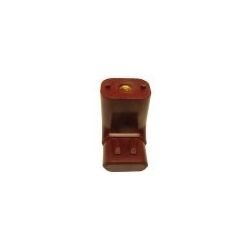 Soporte Tirador Baquelita En L Rojo