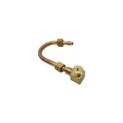 Tubo Cobre M16xM16 H-H + Racor 1/2" M