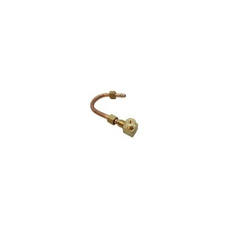 Tubo Cobre M16xM16 H-H + Racor 1/2" M
