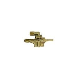 Grifo Gas GAIP/B Eje Ø8x10mm 1/2 Con Brida VARIOS