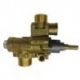 Grifo Gas PEL23S/V CONEX.VERTICAL Bypass Ø0.3