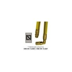 Manguera Flexible Gas 1/2x1/2 M-H 750mm