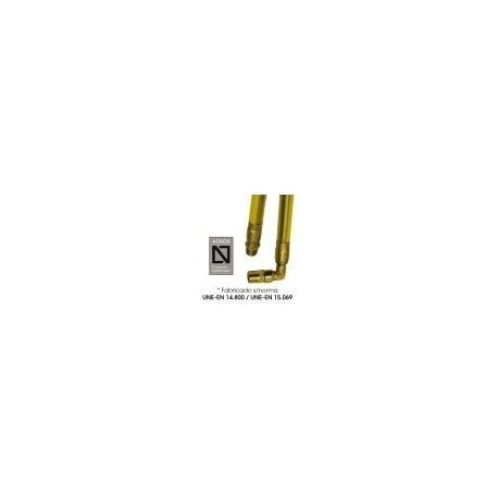 Manguera Flexible Gas 1/2x1/2 M-H 750mm