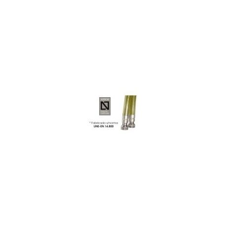 Manguera Flexible Gas C/TUERCA Loca H-H 750mm