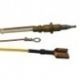 Termopar Con Cable Cabeza Lisa Ø5mm L450mm