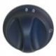 Pomo Grifo Gas Azul Ø75mm Eje 8x6mm