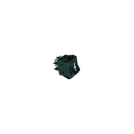 Pulsador Negro 16A 250V