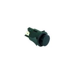 Pulsador Negro 16A 230V Ø25mm FRY-TOP