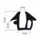 Burlete Cristal Puerta Horno FCV/_20