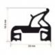 Burlete Puerta Horno 610x430mm FCV/61