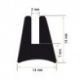 Burlete Cristal Puerta Horno L2700mm