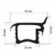 Burlete Inferior Carro 675x170mm