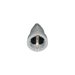 Clavija 16A Aerea 250V Gris Carro Caliente C