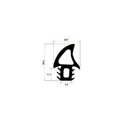 Burlete Puerta Horno 30x22mm (1 metro)