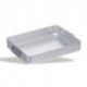Bandeja Rustidera 500x350x70mm Aluminio