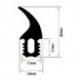 Burlete Puerta Horno 30x13mm (por metros)