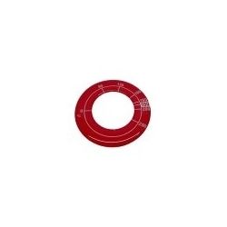 Pegatina Roja Mando Termostato
