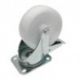 Rueda Pletina Con Freno Ø125mm