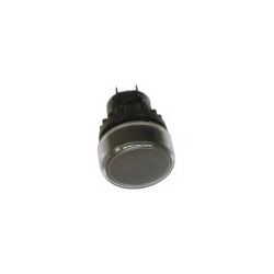 Pulsador Negro Ø22 230V 3A