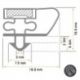 Burlete 1415x650mm Pvc Negro