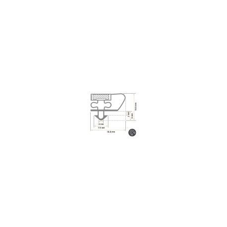 Burlete 1415x650mm Pvc Negro