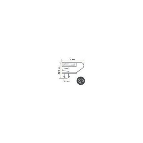Burlete 1450x620mm Pvc Gris