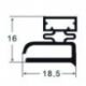 Burlete 600x460mm Pvc Gris