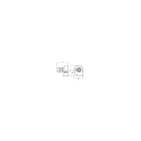 Ventilador Centrífugo 1/3CV 230V 50Hz