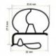 Burlete 1356 23.6x27.5mm Pvc Blando (1 metro)