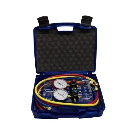 Kit Puente Manómometro 2VÍAS R22/R407C/R410A