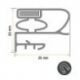 Burlete 657x577mm Pvc Gris Unic 1000