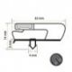 Burlete 394x270mm Pvc Gris