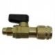 Grifo Cartucho Gas 1/4"SAE M 7/16"SAE H