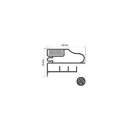 Burlete 770x435mm Pvc Gris Eai 1500 Comersa