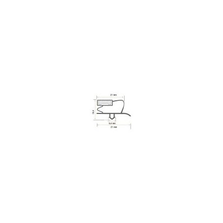 Burlete 400x175mm Pvs Gris