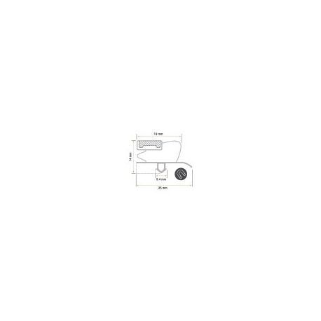 Burlete 1392x592mm Pvc Gris COMERSA