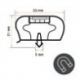 Burlete 455x290mm Pvc Gris