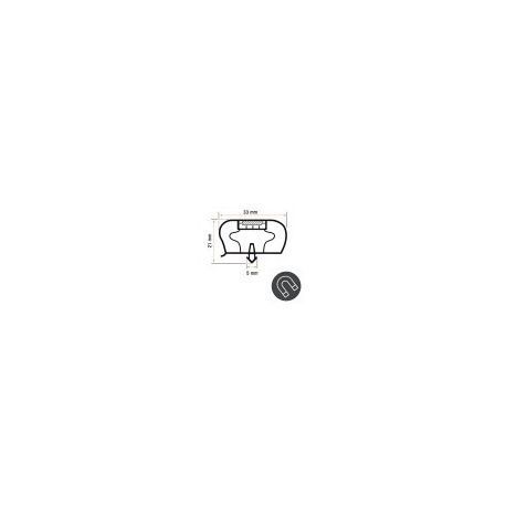 Burlete 455x290mm Pvc Gris