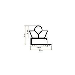 Burlete Negro UR-104 1800x775mm