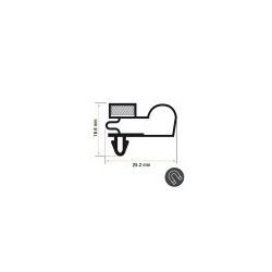 Burlete 420x295mm Pvc Gris